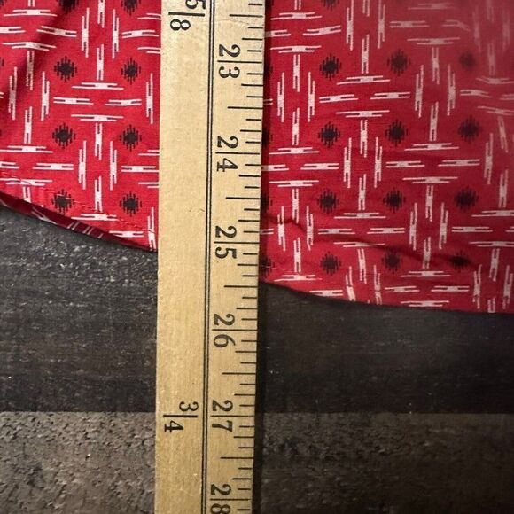 Rough Stock by Panhandle New with Tag Snap Shirt, Red Size L 14 - Picture 5 of 6